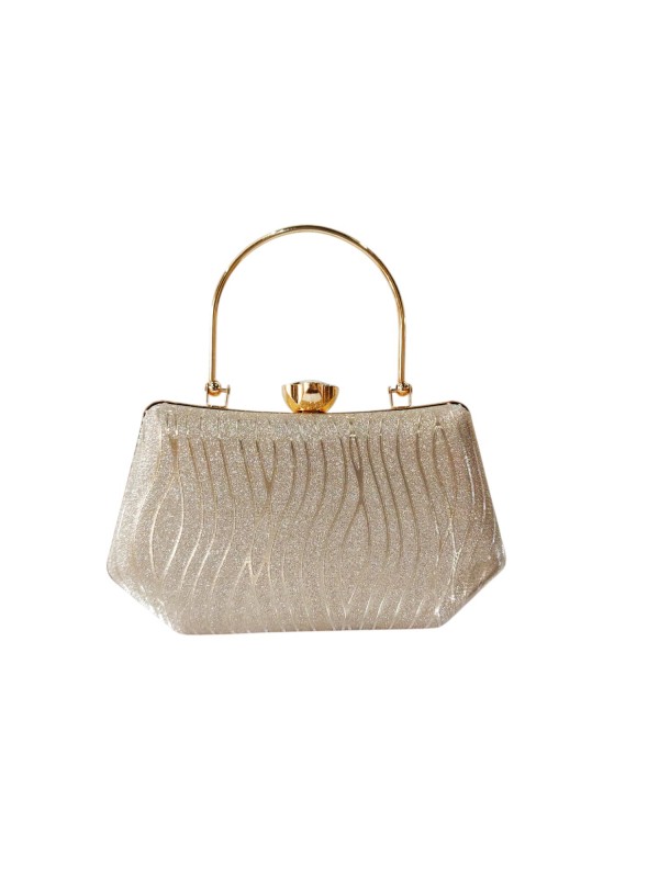 Gold Glitter Clutch Purse